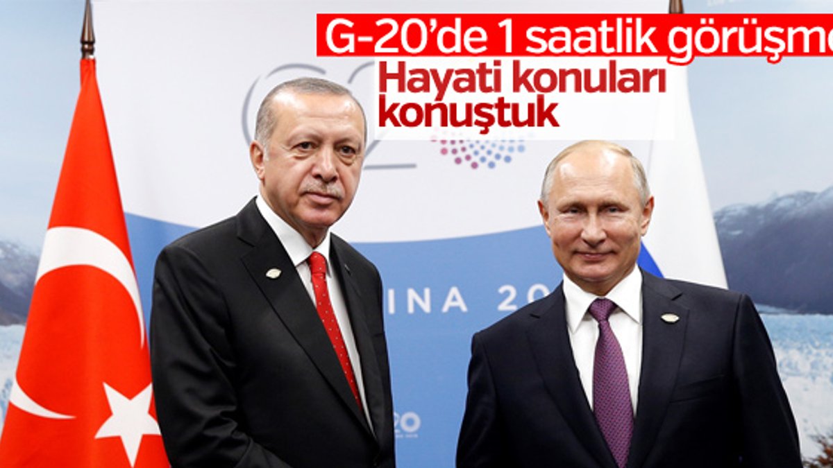 Başkan Erdoğan Putin ile görüştü