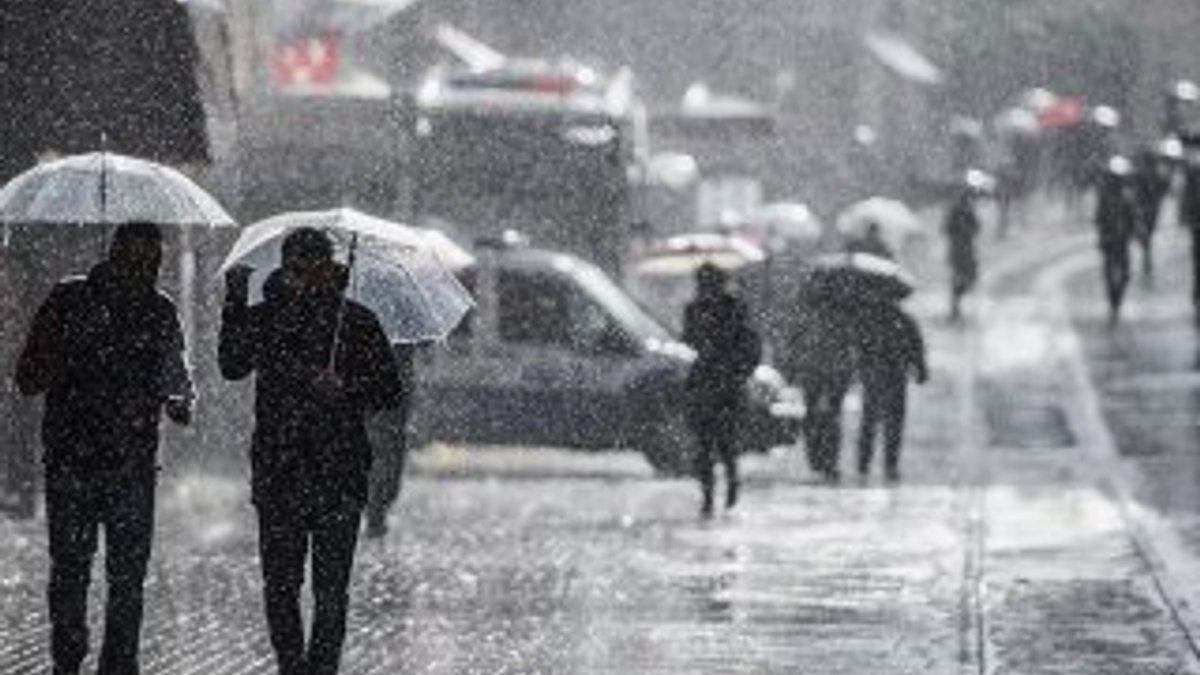 Meteorolojiden 'kuvvetli yağış' uyarısı