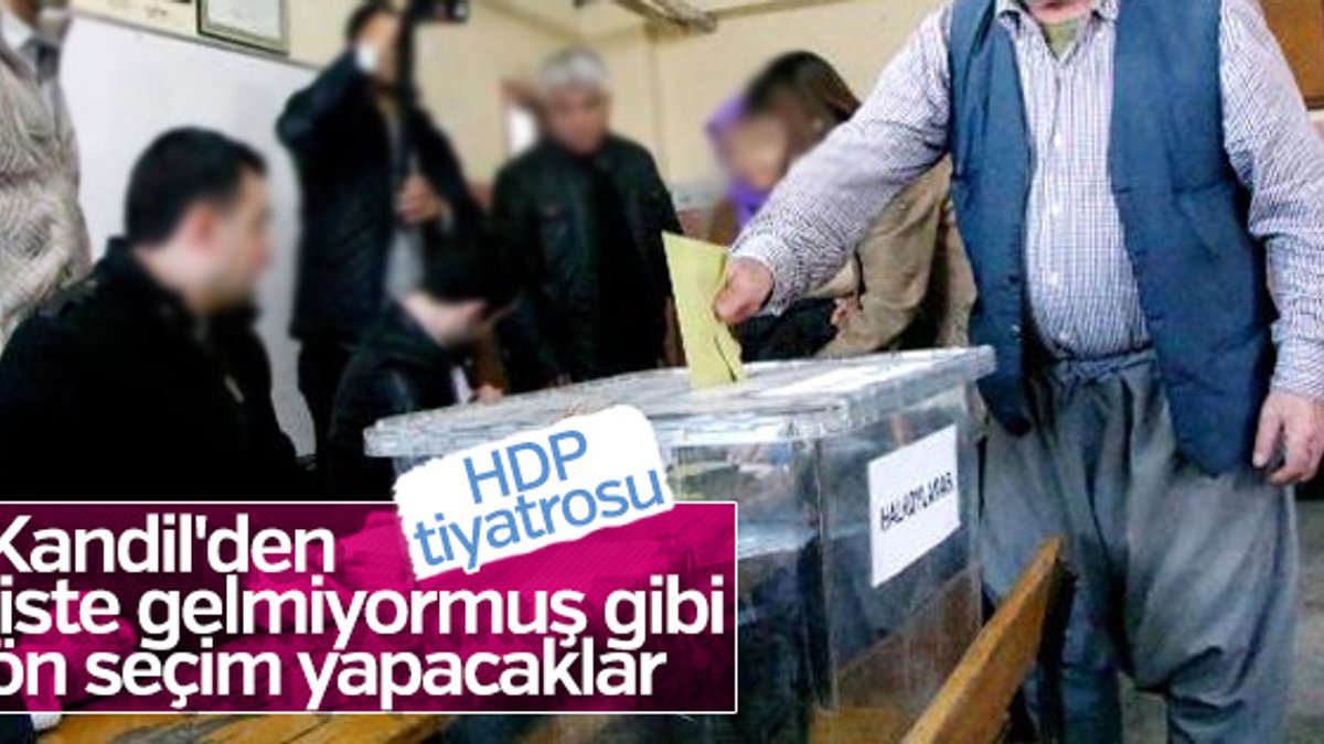 HDP'de gündem ön seçim