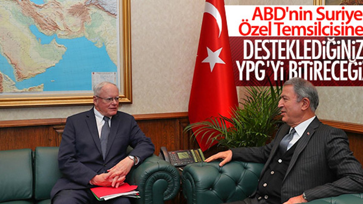 Bakan Akar'dan Jeffrey'e PKK/PYD uyarısı