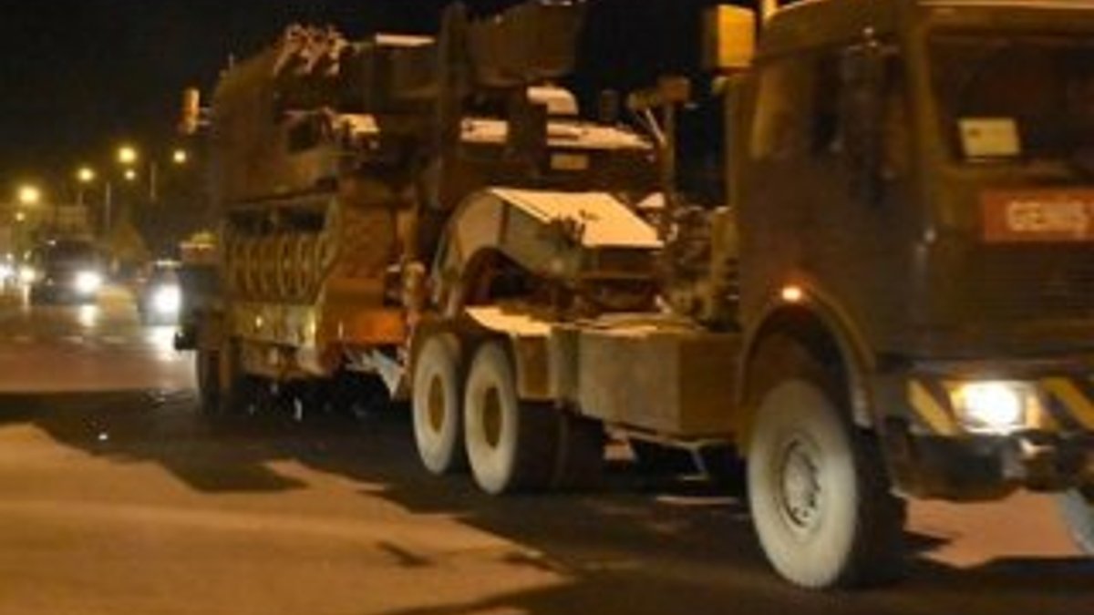 Afrin’e giden askeri araçlar Hatay'dan geçiş yaptı