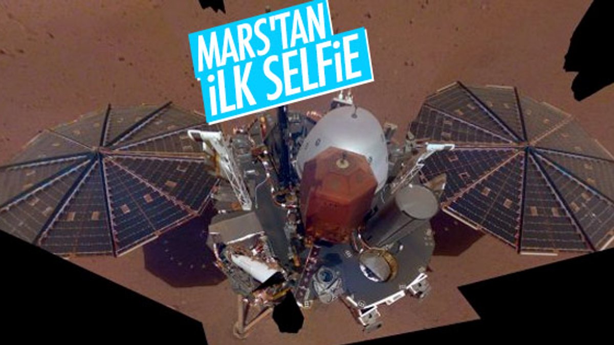 Mars'tan ilk selfie geldi
