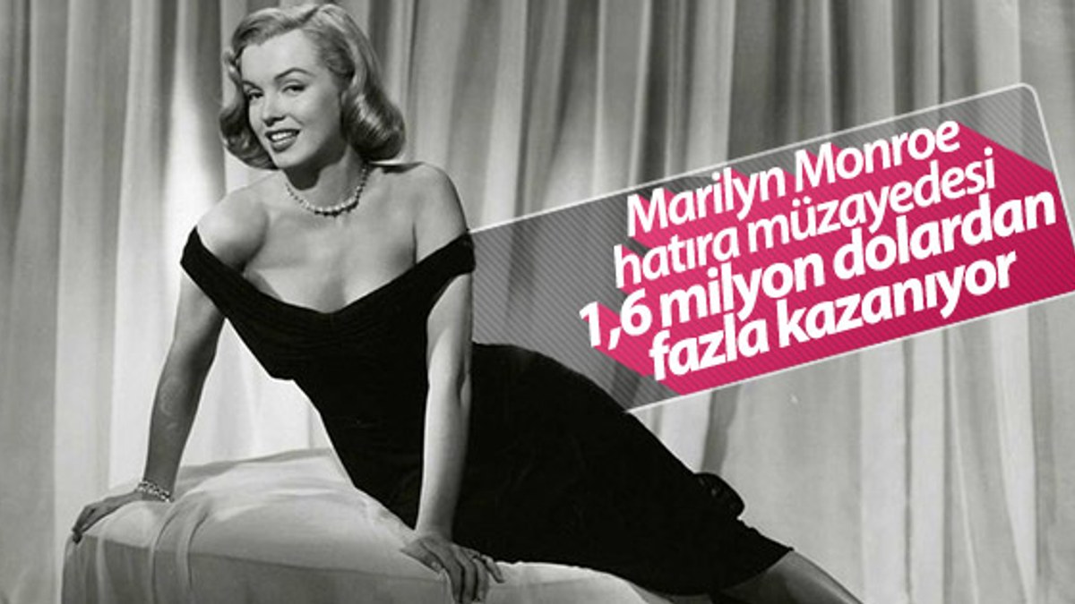 Marilyn Monroe hatıraları milyon dolarlara satılıyor