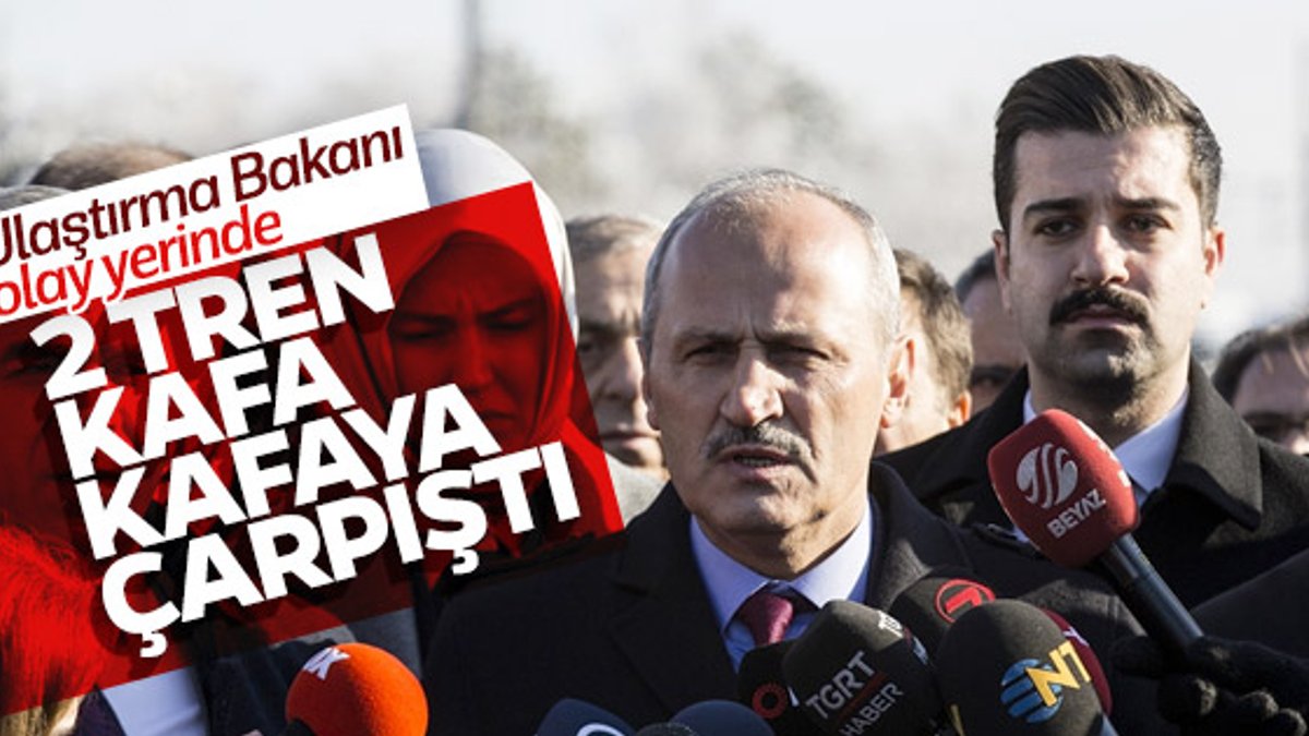 Ulaştırma Bakanı Turhan kaza bölgesinde açıklama yaptı