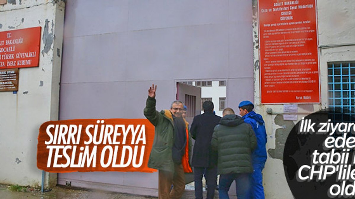 Sırrı Süreyya Önder'e ilk ziyaret CHP'li vekilden