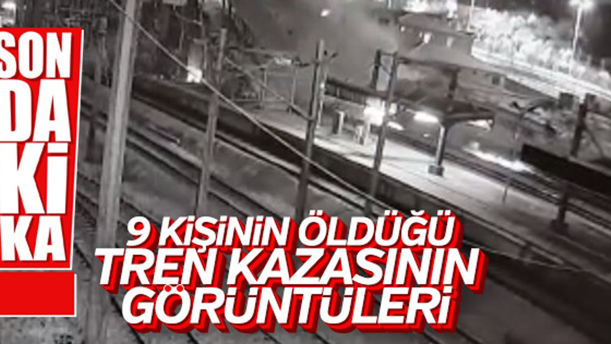 Ankara'daki tren kazasının görüntüleri ortaya çıktı