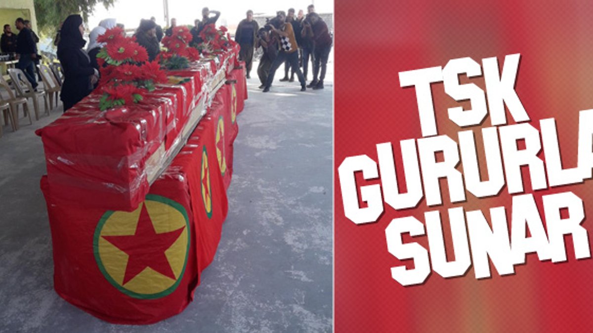 Türk jetlerinin vurduğu PKK'lıların cenazeleri kalkıyor
