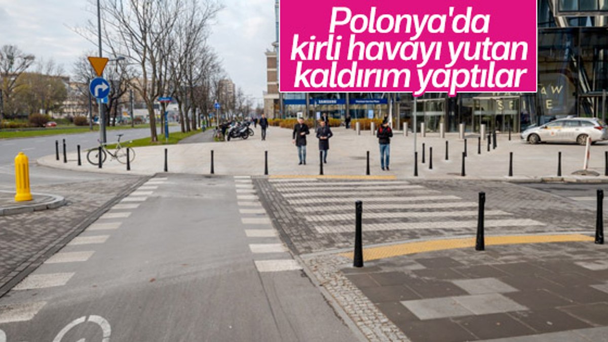 Polonya'da hava kirliliğini azaltan kaldırım
