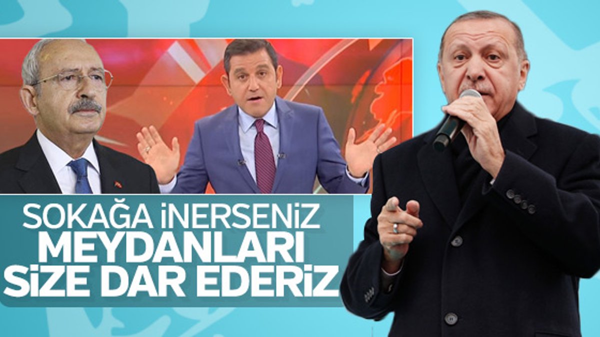 Erdoğan'dan Kılıçdaroğlu'na: Bu defa kaçmaya fırsat bulamazsın