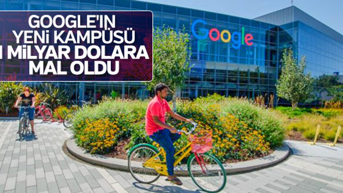 Google, 1 milyar dolarlık yeni kampüsünü kuruyor