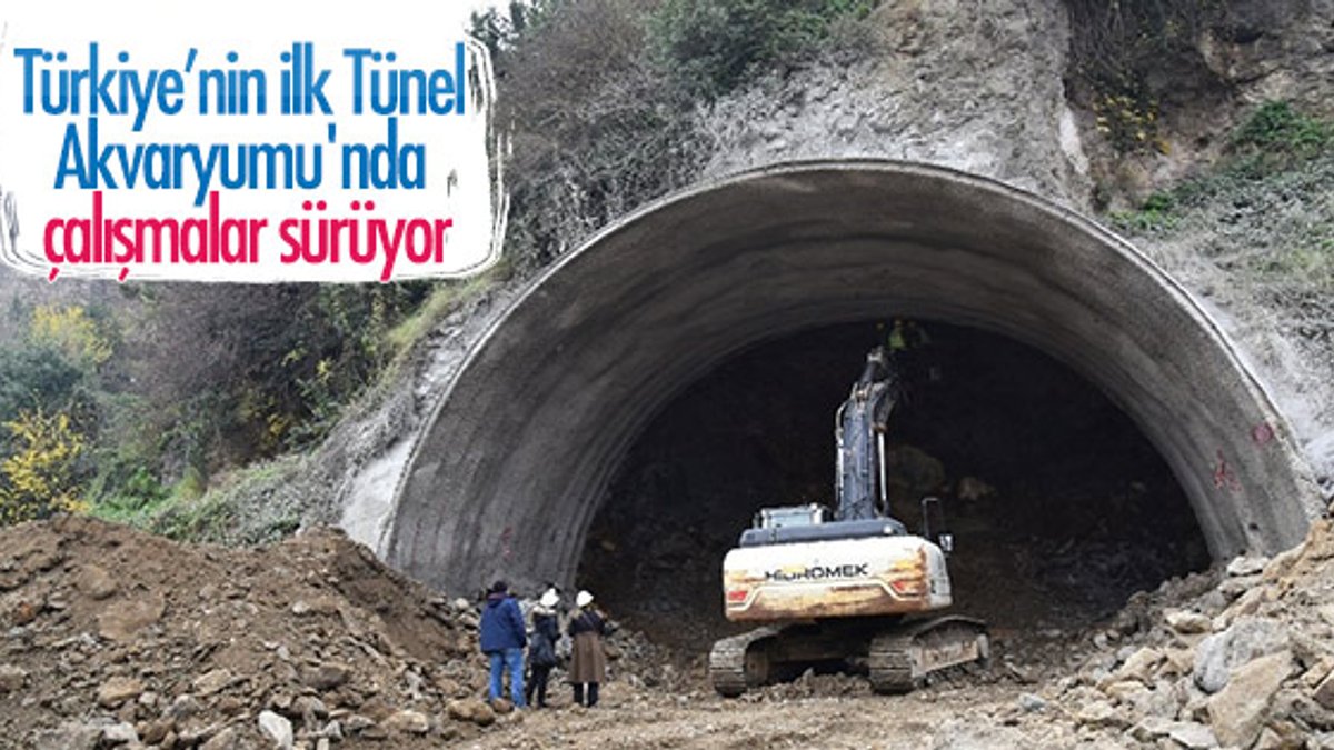 Türkiye’nin ilk Tünel Akvaryumu’nda son 40 metre