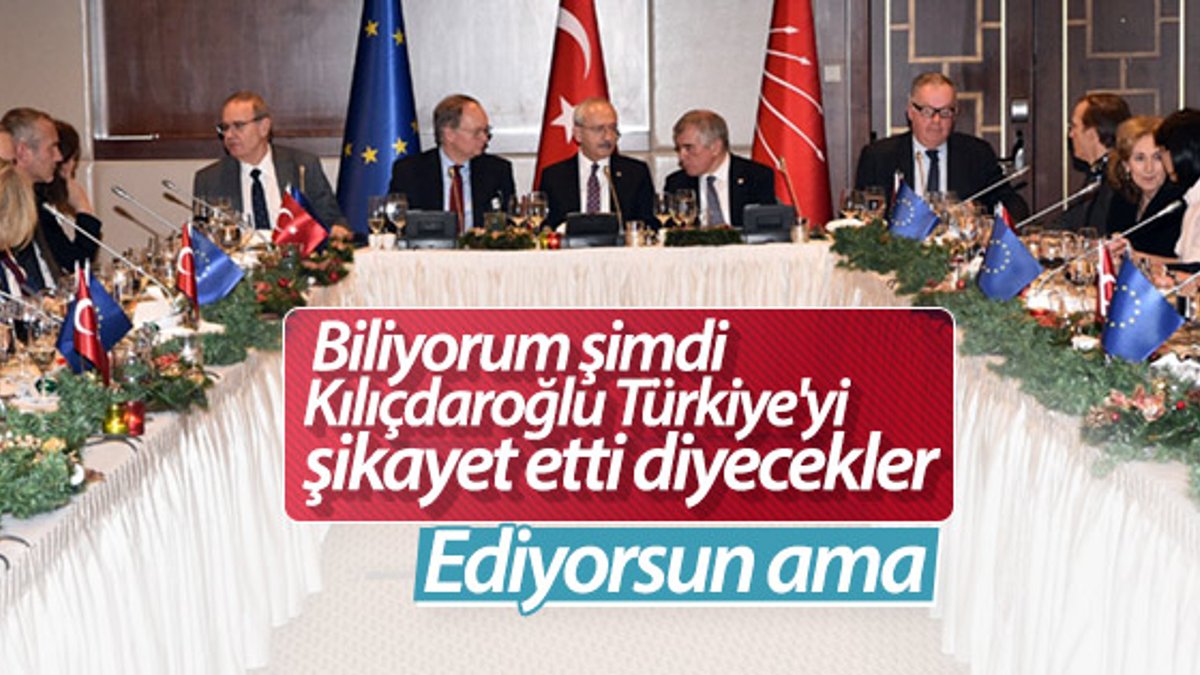 Kılıçdaroğlu büyükelçilerin Noel'ini kutladı
