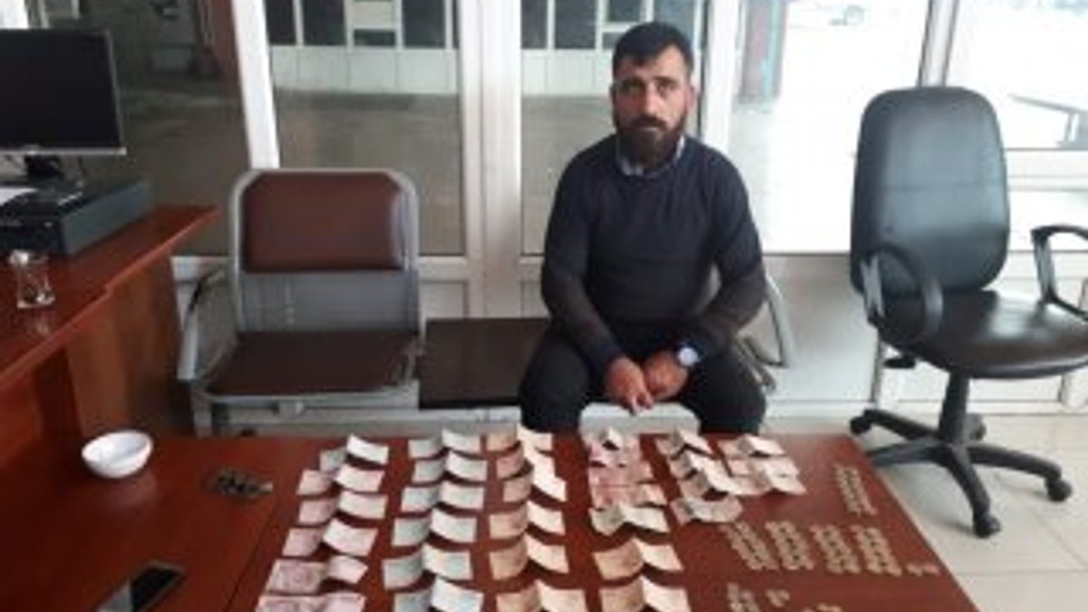 Takibe alınan dilenciden 2 bin 141 lira çıktı