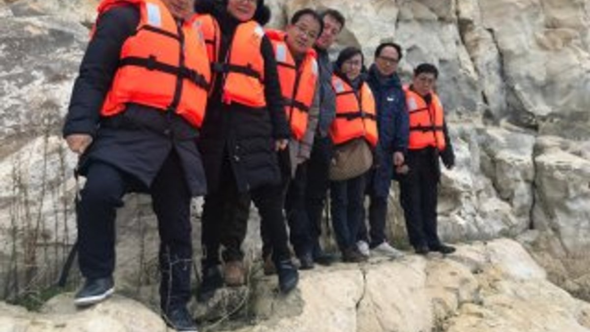 Güney Kore’den kaya resimlerini görmeye geldiler