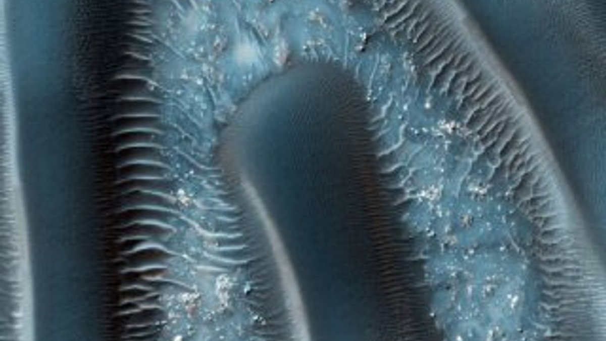 Mars Express'in gönderdiği son görüntüler: Buz Gölü