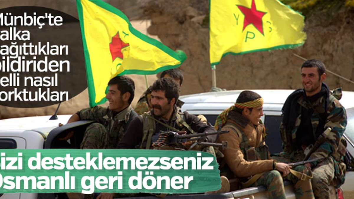 PKK Münbiç'te bildiri dağıttı