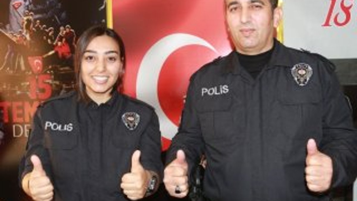 Polis baba ve kız mesai arkadaşı oldu