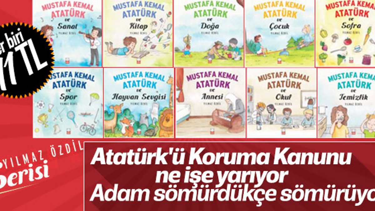 Yılmaz Özdil'in Atatürk üzerinden çıkardığı kitap serisi