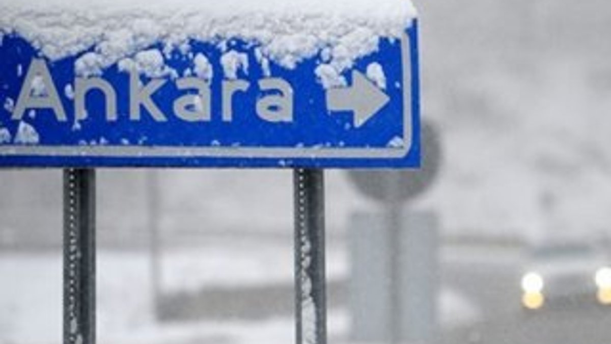 Ankara için kar ve don uyarısı