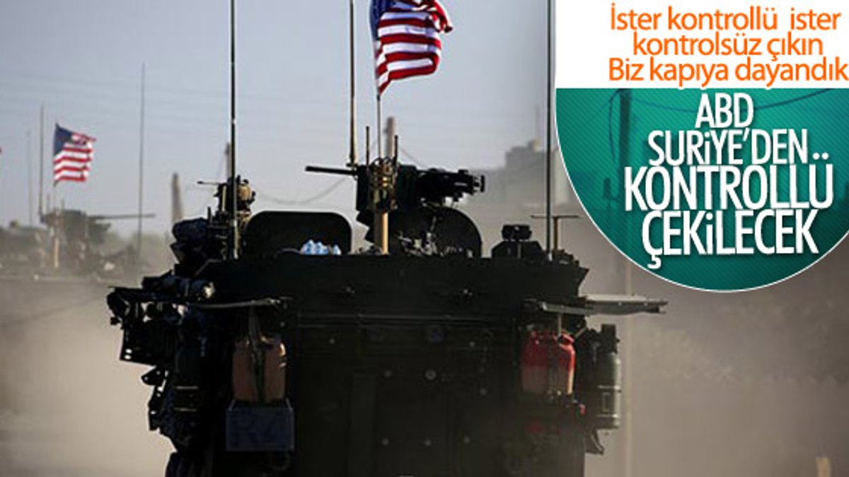 Pentagon'un Suriye'den kontrollü çekilme açıklaması