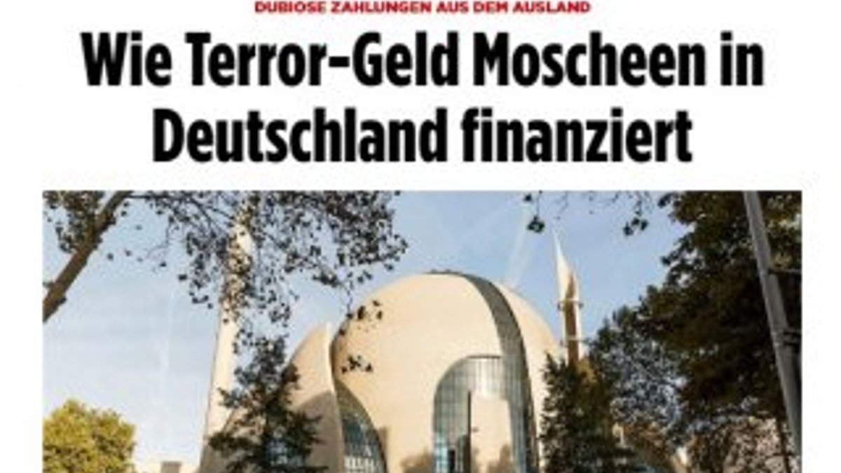 Alman Bild gazetesinden tepki çeken cami haberi