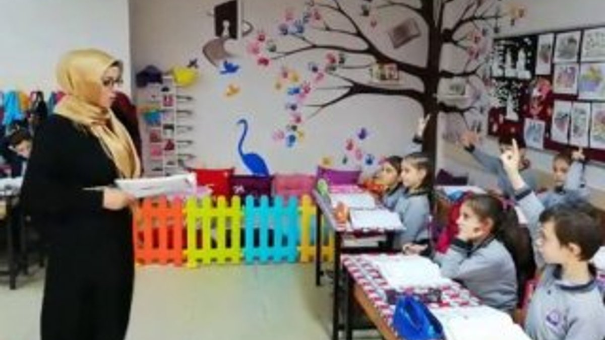 Trabzon'da annelerden okulda çocuklara ders
