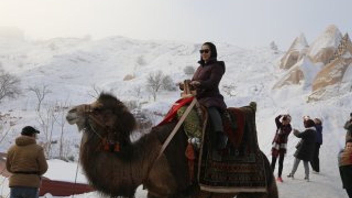 Kapadokya'ya turistlerden ziyaret akını