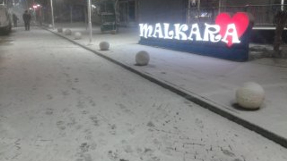 Tekirdağ Malkara'da eğitime kar engeli