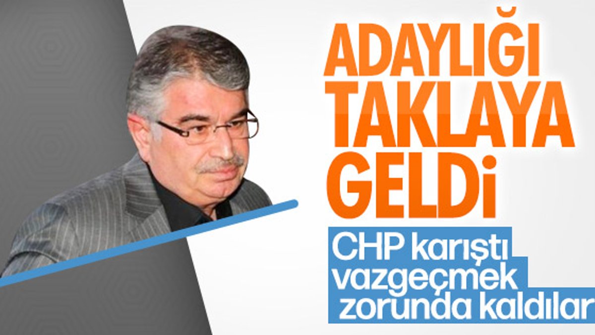 CHP İdris Naim Şahin'den vazgeçti