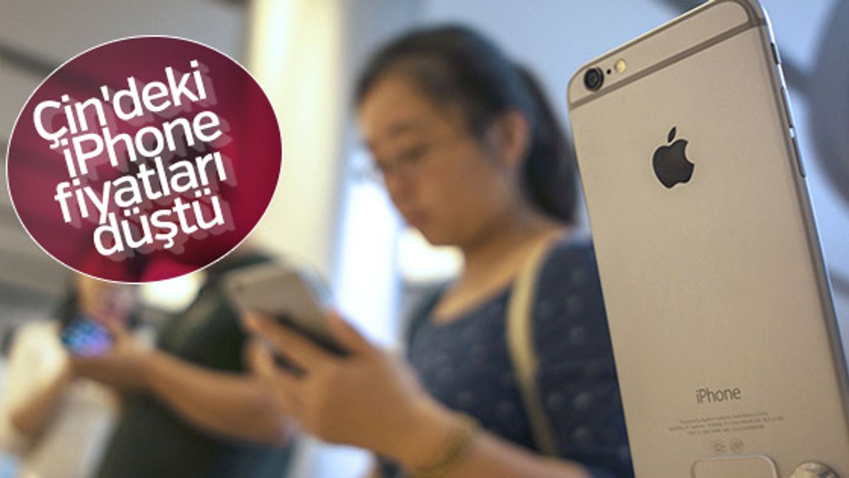 Apple, Çin'deki iPhone fiyatlarını düşürdü