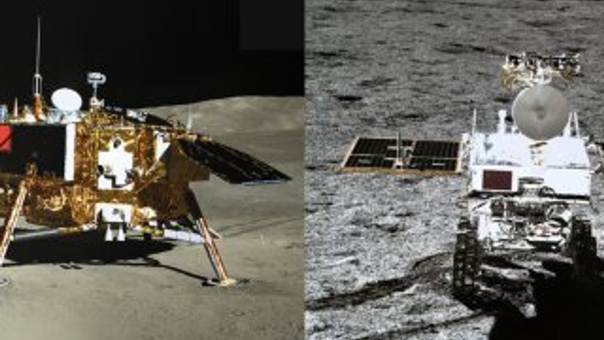 Ay'ın diğer tarafına gönderilen aracın gönderdiği fotoğraflar