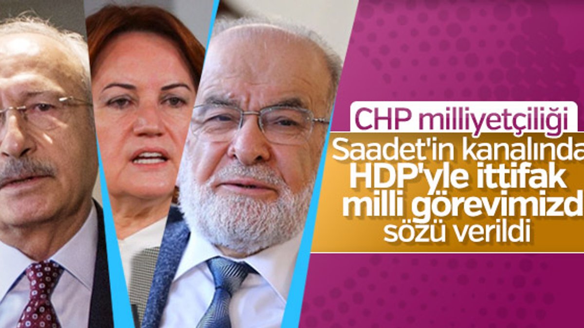 CHP, HDP ile ittifakı milli görev sayıyor