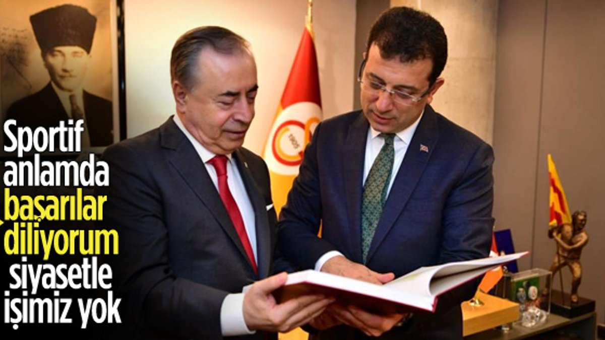 Ekrem İmamoğlu, Galatasaray'ı ziyaret etti