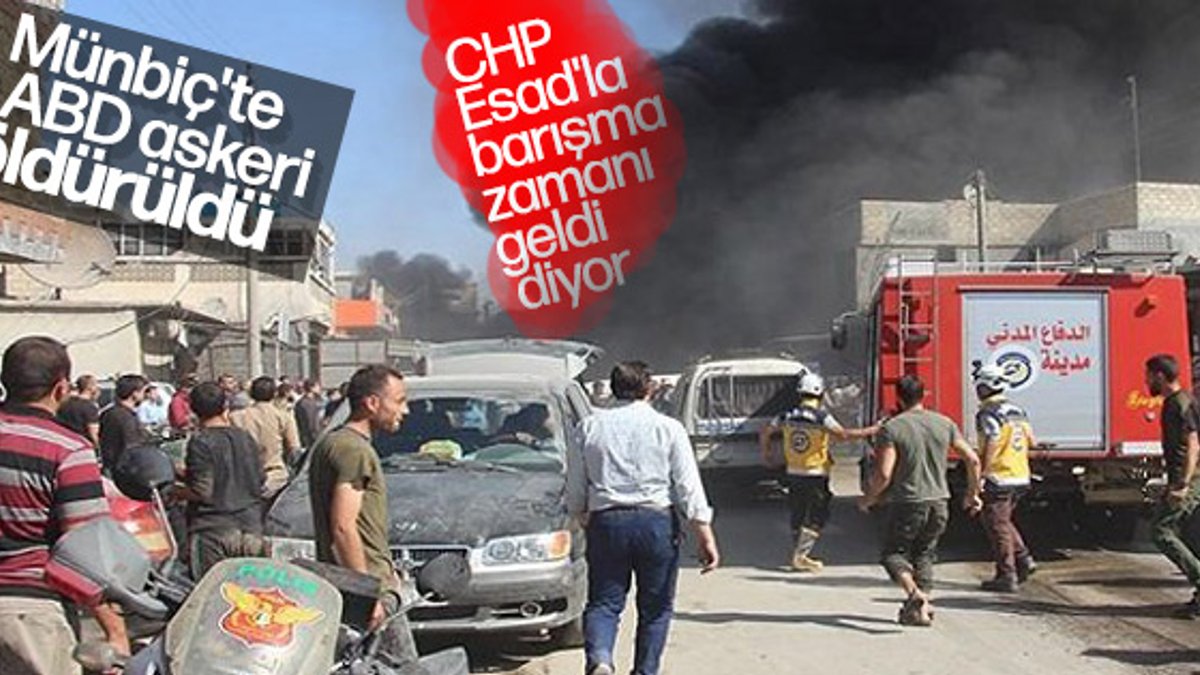 Münbiç saldırısının ardından CHP'den ABD'ye taziye