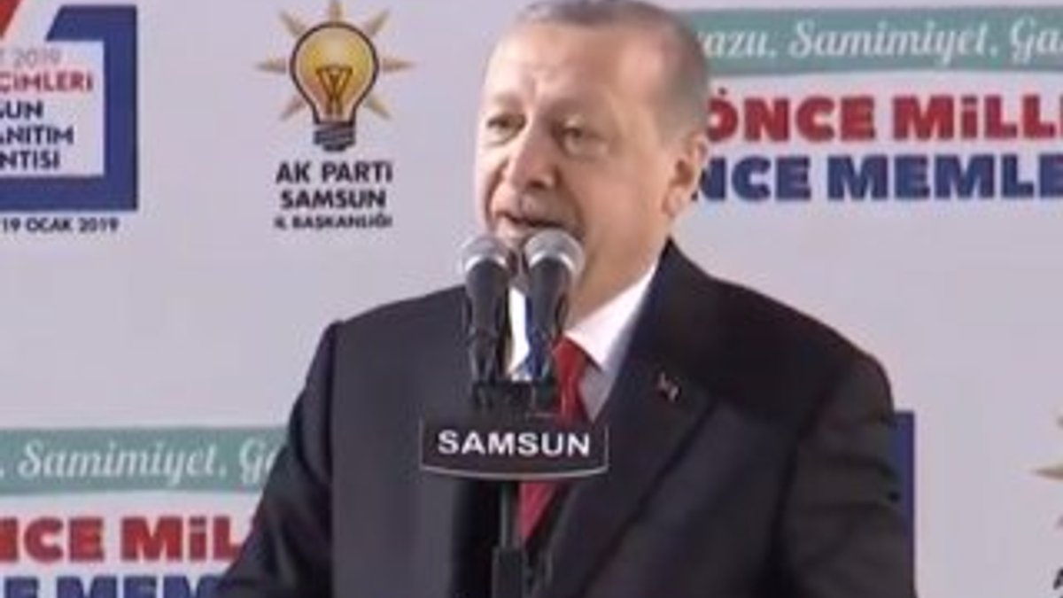 Erdoğan AK Parti Samsun adaylarını açıkladı