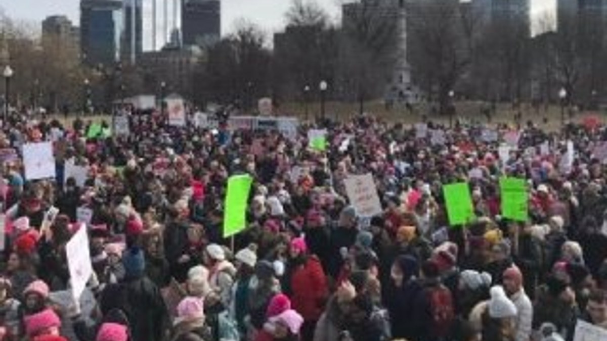 ABD'de kadınlar Trump’ı protesto etti