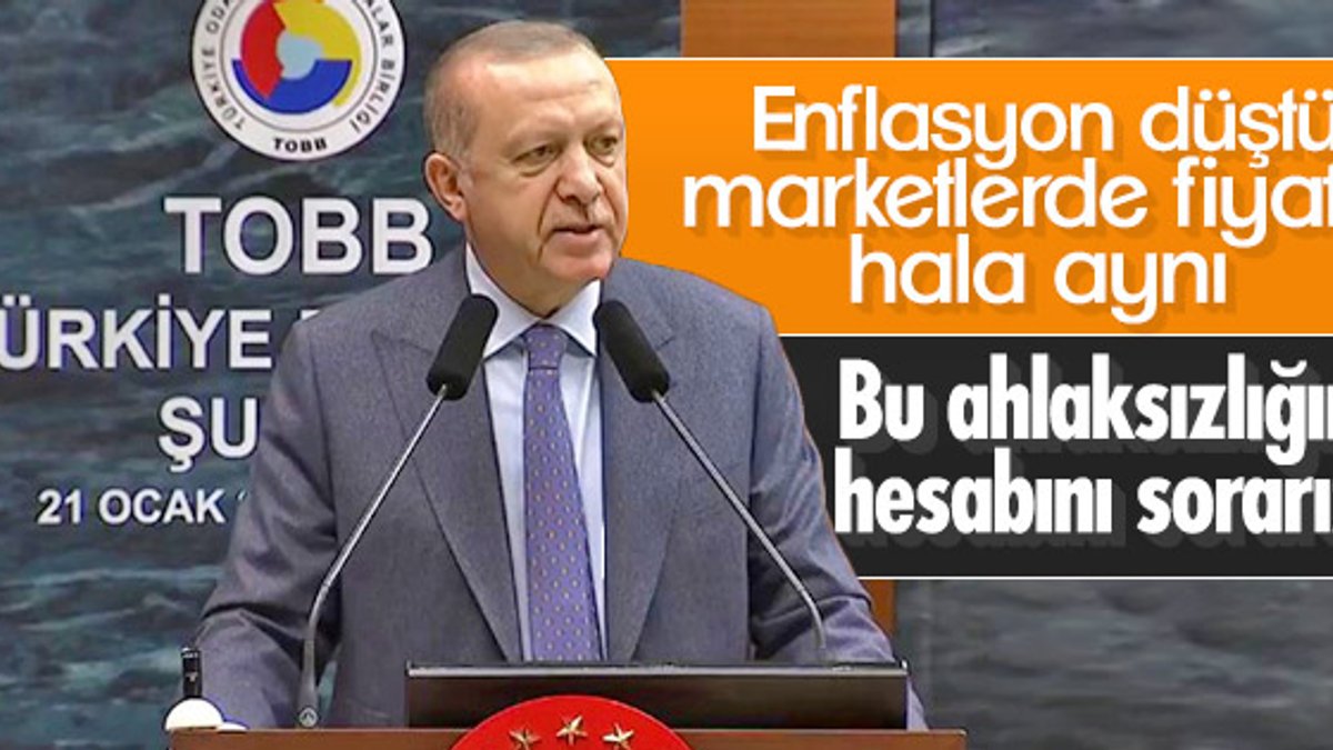 Cumhurbaşkanı Erdoğan Ekonomi Şurası'nda