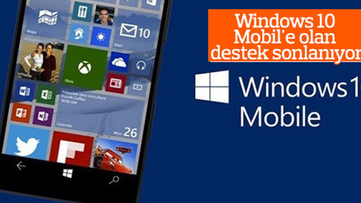 Microsoft, Windows 10 Mobil'e olan desteğini çekiyor