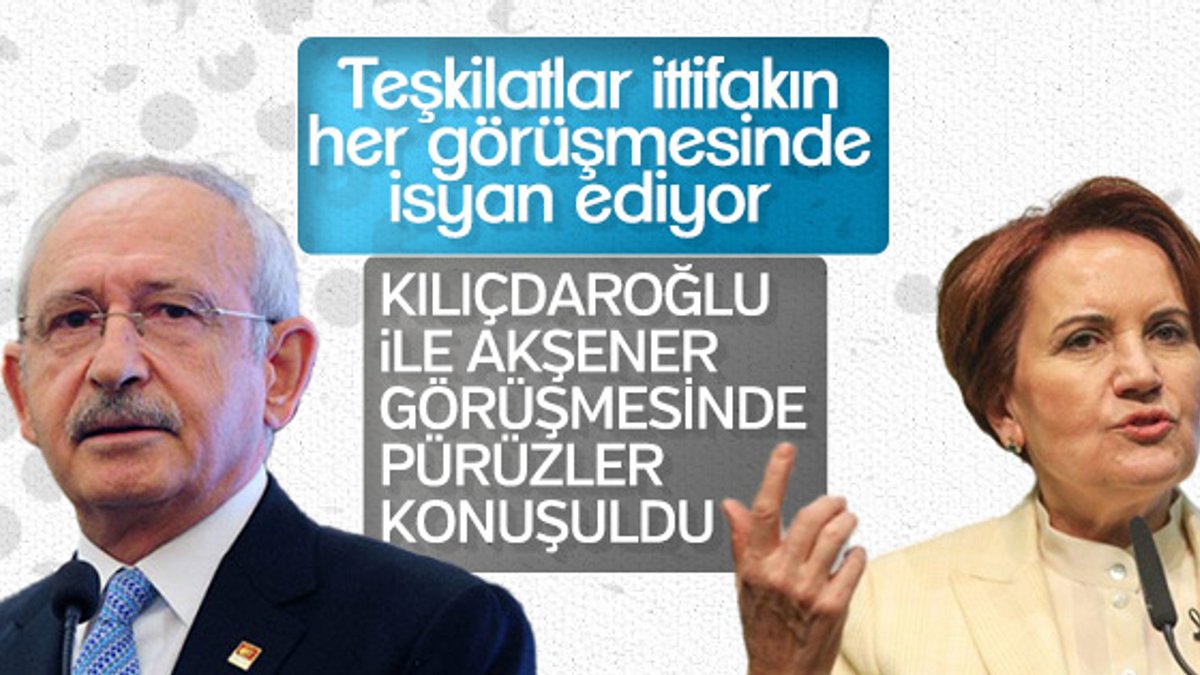 Kılıçdaroğlu Akşener'le görüştü