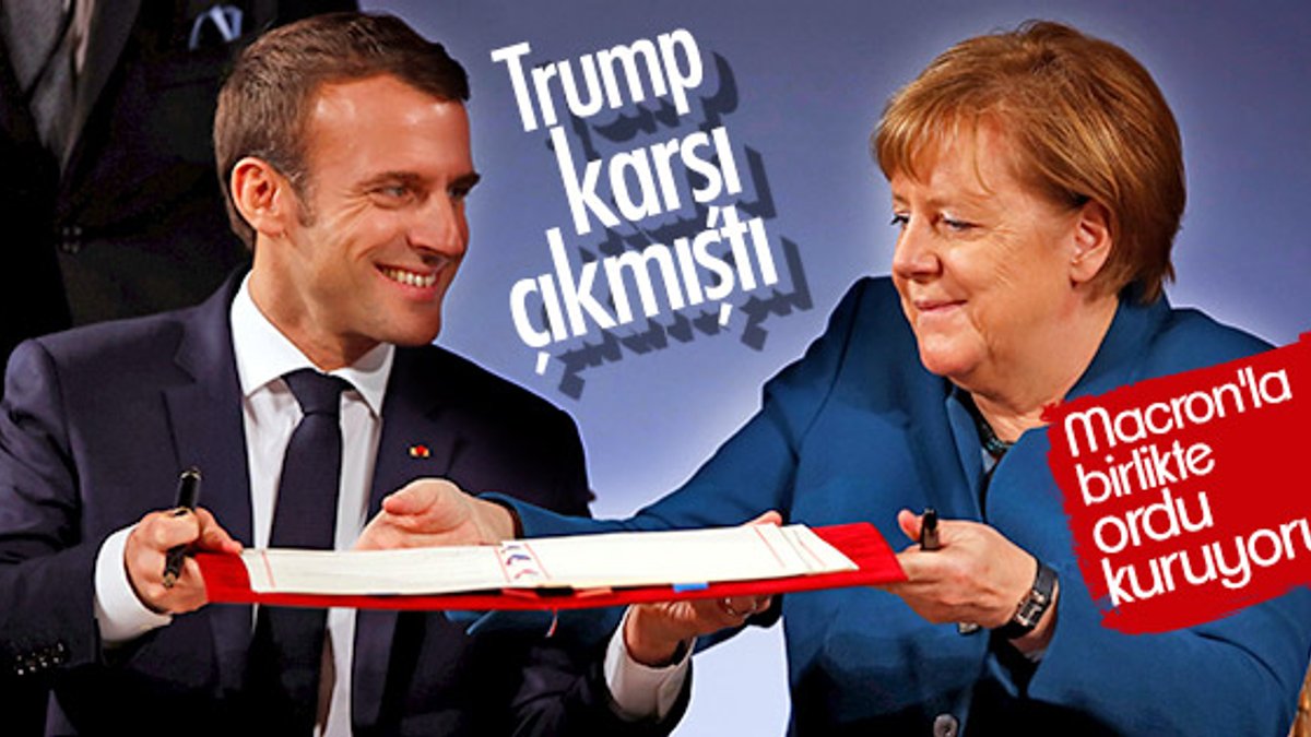 Merkel: Fransa ve Almanya ortak ordu kuracak