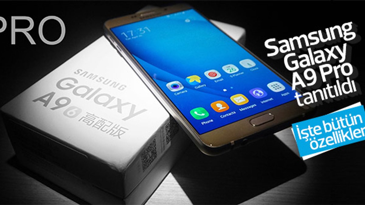 Samsung Galaxy A9 Pro tanıtıldı