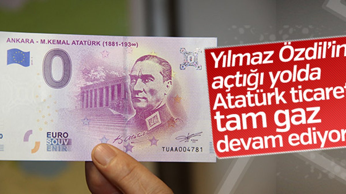 Avrupa Merkez Bankası Atatürk resimli euro bastı