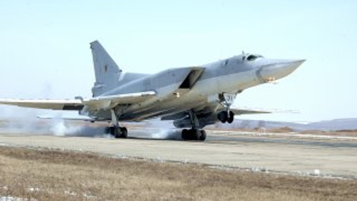 Rus savaş jetinin kaza görüntüleri yayınlandı
