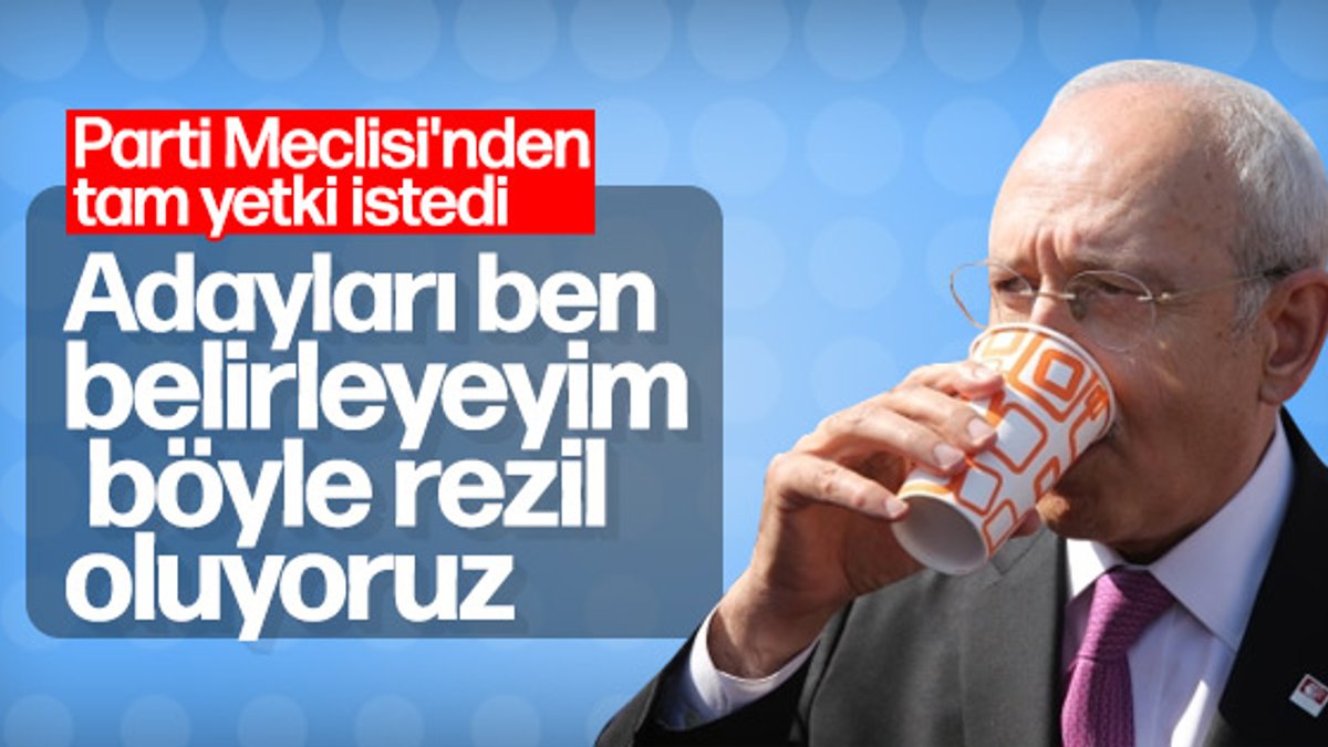 Kılıçdaroğlu PM'den yetki aldı