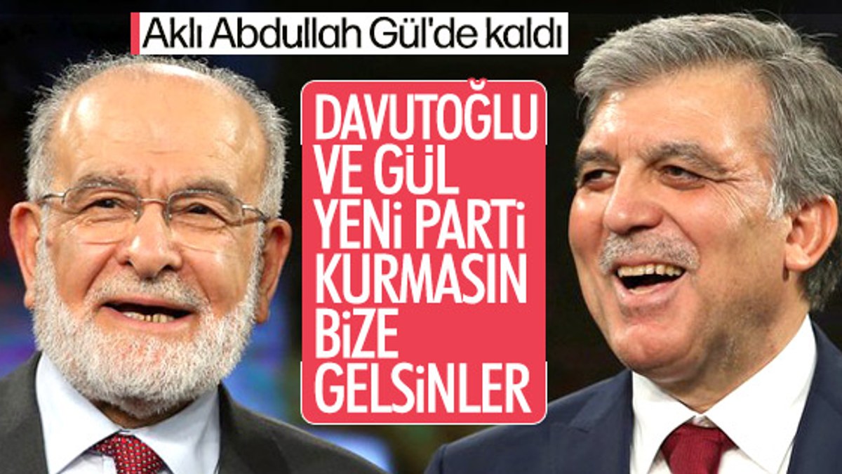 Temel Karamollaoğlu, Abdullah Gül'ü partiye davet etti