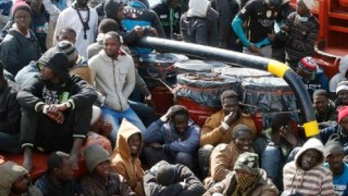 Libya'daki Ganalı düzensiz göçmenler ülkelerine dönüyor