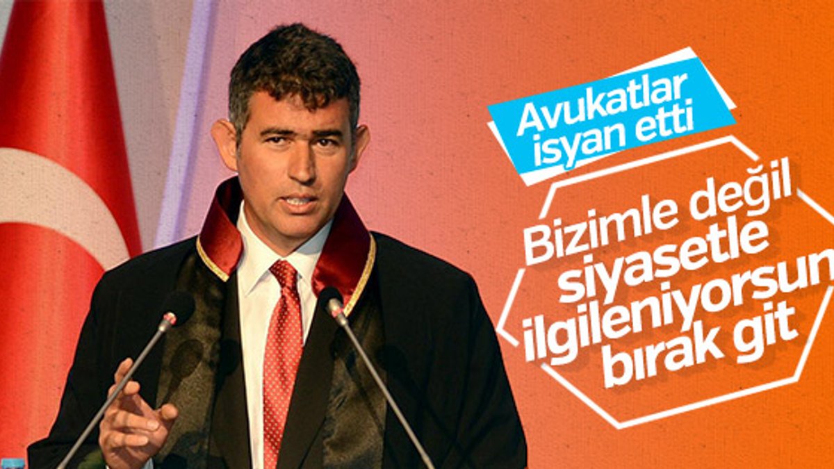 Avukatlar, Metin Feyzioğlu'nun istifa etmesini istiyor