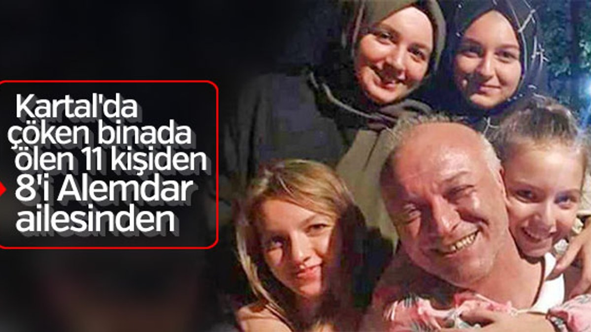 Çöken binadan geriye Alemdar ailesinin fotoğrafı kaldı