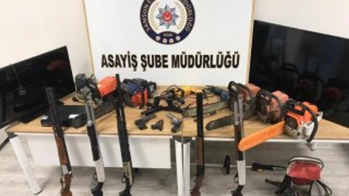 Samsun’da hırsızlık operasyonu: 11 gözaltı