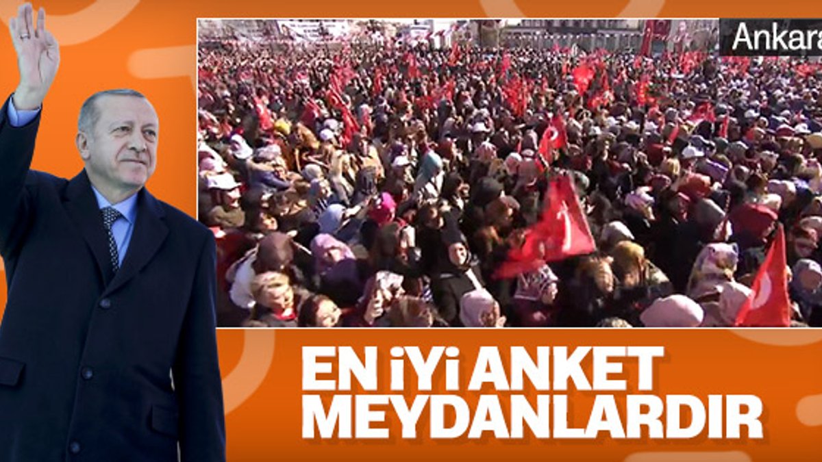 Ankara'da Recep Tayyip Erdoğan coşkusu